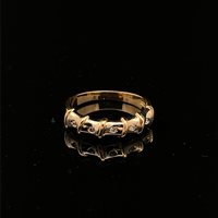 Anello Cianfrone Gioielli Donna Vintage in Oro Diamante 0.05 Ct ANOR-146-198 - ANOR-146-198